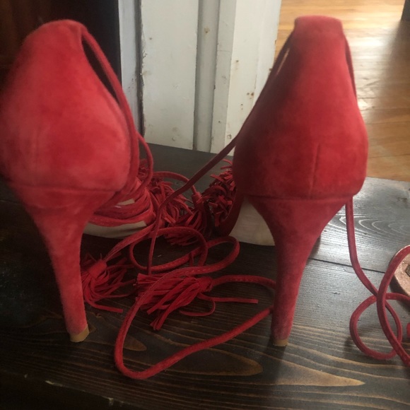 Steve Madden heel. Sz 6. Suede. - Picture 4 of 5